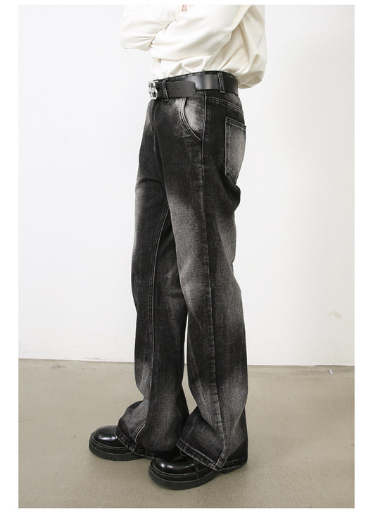Traje de Mezclilla Retro Holgado Efecto Desgastado - Image 26