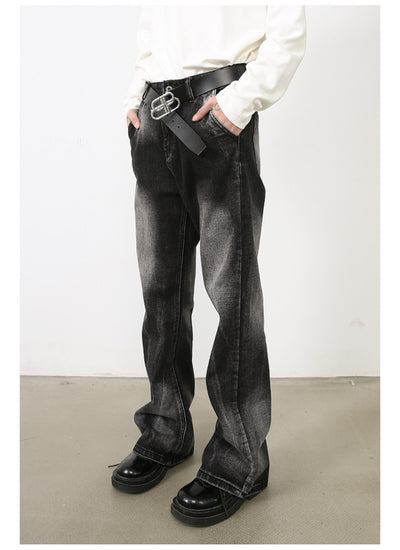 Traje de Mezclilla Retro Holgado Efecto Desgastado - Image 29