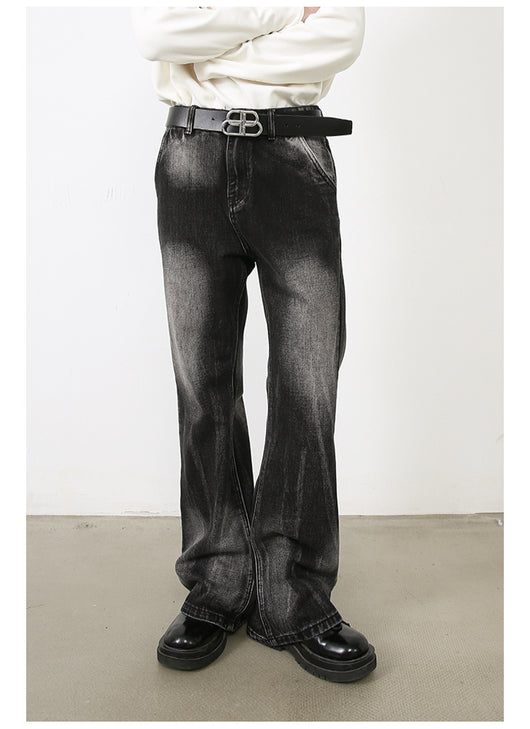 Traje de Mezclilla Retro Holgado Efecto Desgastado - Image 36