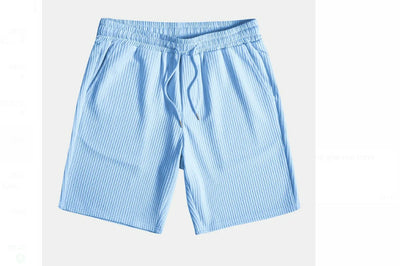 Conjunto de Playa Hombre Dos Piezas - Shorts y Camiseta Rayas Multicolor - Image 17