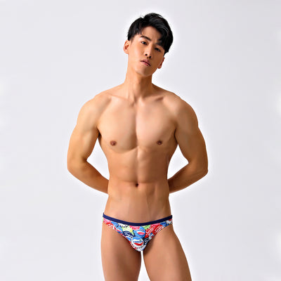 Bóxer de Baño Floral Cintura Baja para Hombre - Image 35
