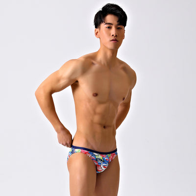 Bóxer de Baño Floral Cintura Baja para Hombre - Image 36