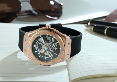 Reloj Mecánico Automático Hueco para Hombre - Diseño Casual Elegante - Image 13
