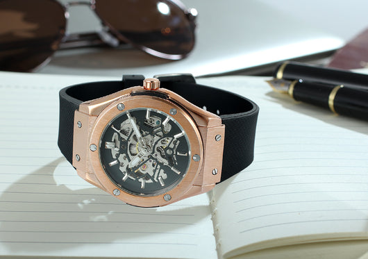 Reloj Mecánico Automático Hueco para Hombre - Diseño Casual Elegante - Image 13