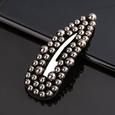 Broche de Cabello Perla Gota con Remaches - Versátil y Elegante - Image 20