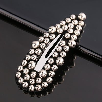 Broche de Cabello Perla Gota con Remaches - Versátil y Elegante - Image 23