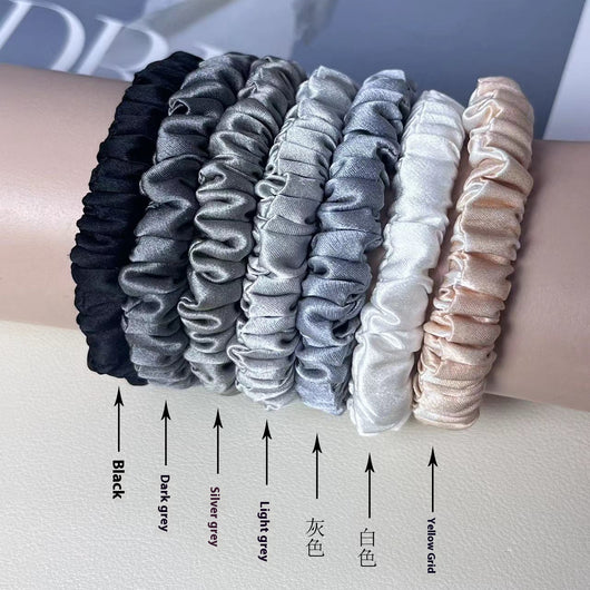 Anillo Elástico de Seda para Cabello - Suave sin Marcas - Image 66