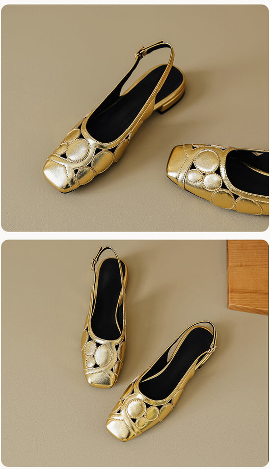 Sandalias Elegantes de Verano con Punta Cuadrada y Tacón Bajo - Image 15