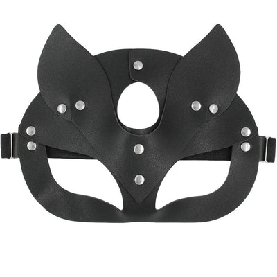 Máscara de Zorro de Cuero PU Personalizable - Diseño Europeo y Estadounidense - Image 7