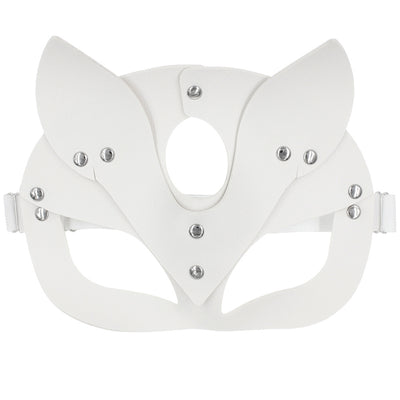 Máscara de Zorro de Cuero PU Personalizable - Diseño Europeo y Estadounidense - Image 13