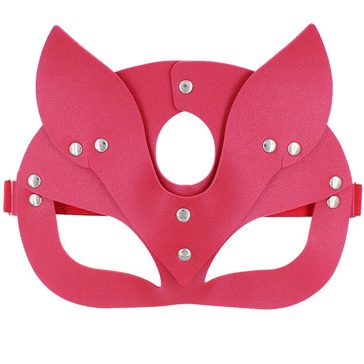 Máscara de Zorro de Cuero PU Personalizable - Diseño Europeo y Estadounidense - Image 14