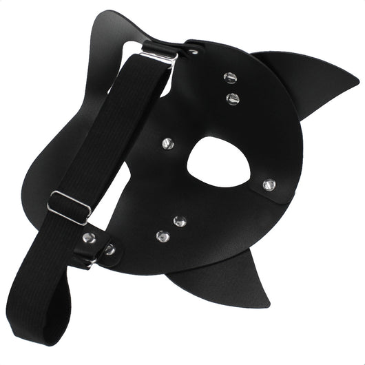 Máscara de Zorro de Cuero PU Personalizable - Diseño Europeo y Estadounidense - Image 23