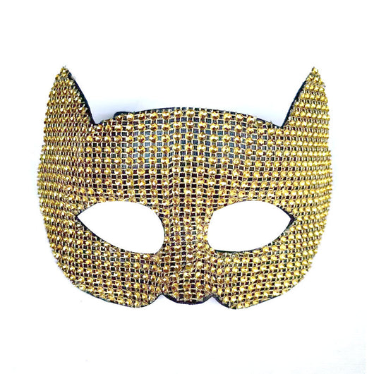 Máscara de Gato Mascarada con Cristales Adhesivos para Hombre y Mujer - Image 15