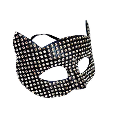 Máscara de Gato Mascarada con Cristales Adhesivos para Hombre y Mujer - Image 16