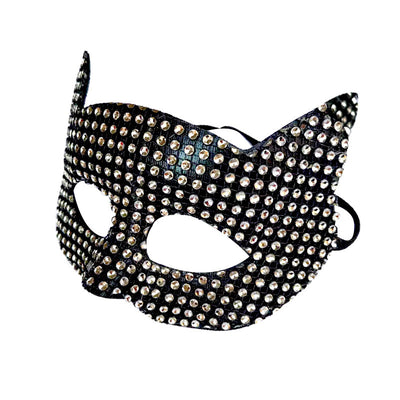 Máscara de Gato Mascarada con Cristales Adhesivos para Hombre y Mujer - Image 20