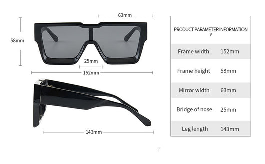 Gafas de Sol Personalizadas Montura Integral Trendy - Image 12