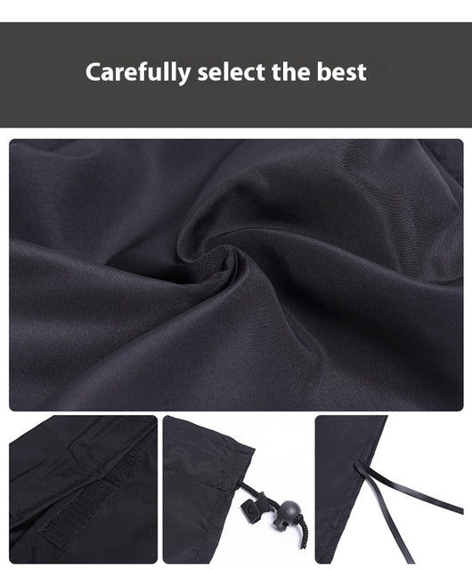 Black Chunya spinning car privacy partition curtain installed between front and rear seats for sun protection. - Image 19