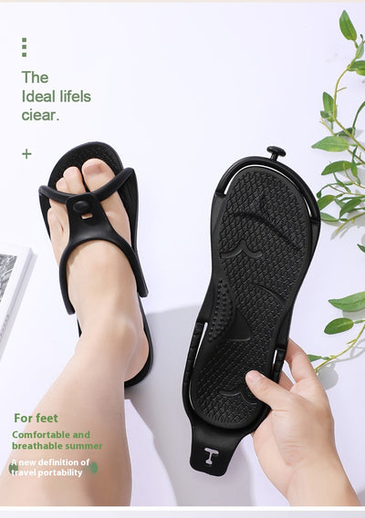 Pantuflas Plegables de Viaje con Suela Antideslizante - Image 18