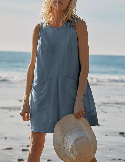 Jumpsuit Suelto sin Mangas para Mujer - Comodidad de Verano - Image 19