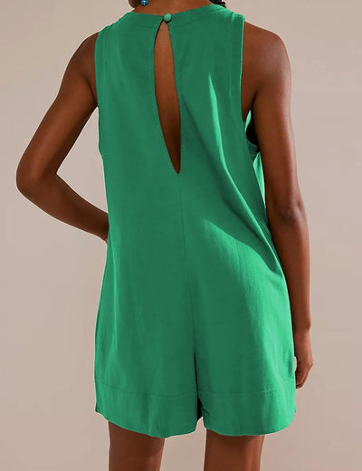 Jumpsuit Suelto sin Mangas para Mujer - Comodidad de Verano - Image 26
