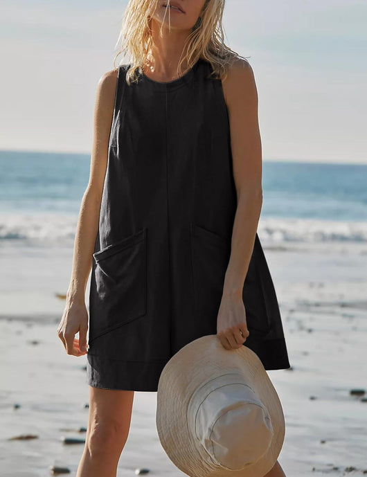 Jumpsuit Suelto sin Mangas para Mujer - Comodidad de Verano - Image 30