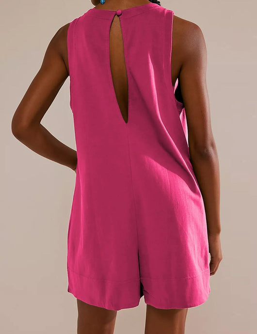 Jumpsuit Suelto sin Mangas para Mujer - Comodidad de Verano - Image 31