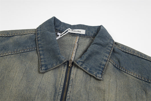 Chaqueta Denim Punk Old Wash para Hombre - Image 6