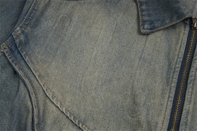 Chaqueta Denim Punk Old Wash para Hombre - Image 9