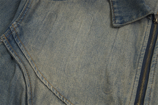 Chaqueta Denim Punk Old Wash para Hombre - Image 9