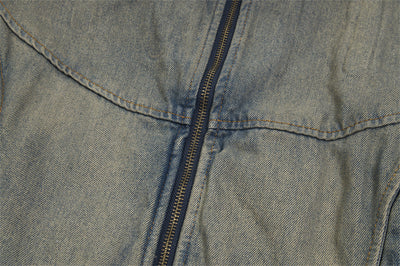 Chaqueta Denim Punk Old Wash para Hombre - Image 11