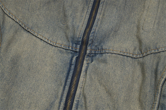 Chaqueta Denim Punk Old Wash para Hombre - Image 11