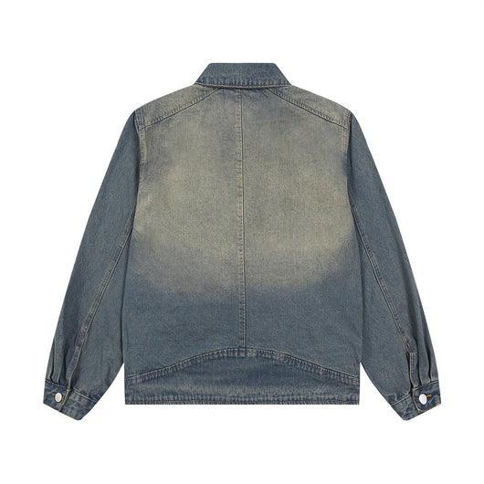 Chaqueta Denim Punk Old Wash para Hombre - Image 13