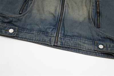 Chaqueta Denim Punk Old Wash para Hombre - Image 15