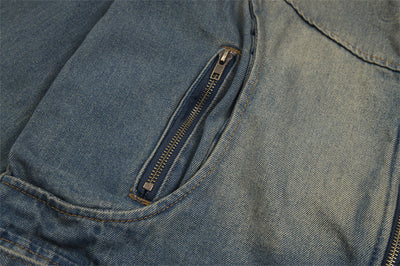 Chaqueta Denim Punk Old Wash para Hombre - Image 16
