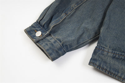 Chaqueta Denim Punk Old Wash para Hombre - Image 18