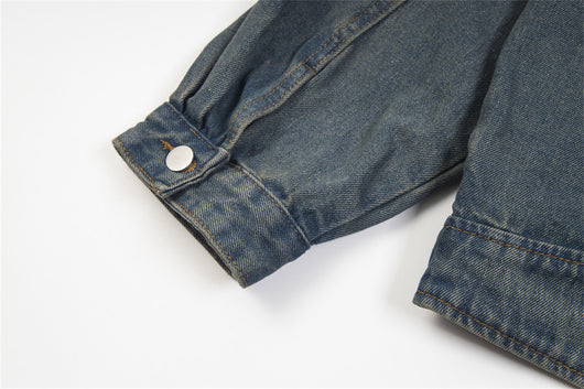 Chaqueta Denim Punk Old Wash para Hombre - Image 18
