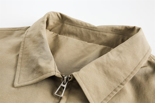 Gabardina Suelta Estilo Americano Unisex para Hombre y Mujer - Image 7