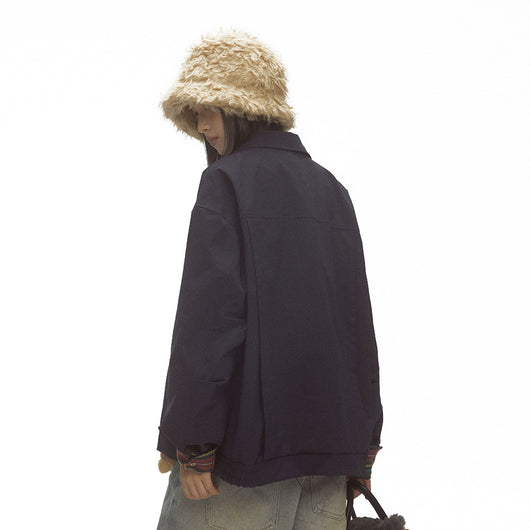 Gabardina Suelta Estilo Americano Unisex para Hombre y Mujer - Image 19
