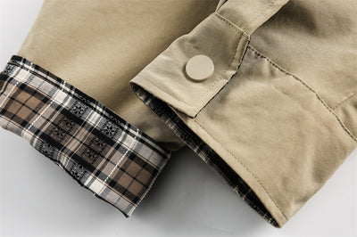 Gabardina Suelta Estilo Americano Unisex para Hombre y Mujer - Image 24
