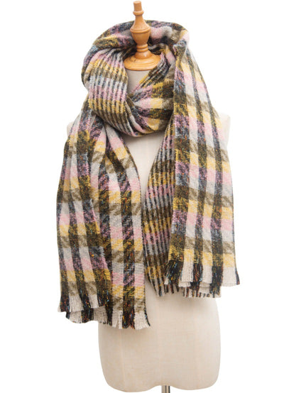Bufanda Cuadros Invierno Estilo Europeo Americano - Image 27