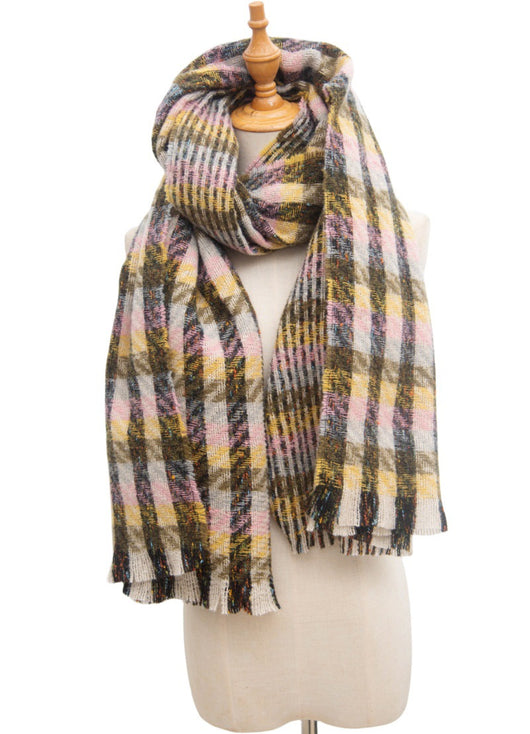 Bufanda Cuadros Invierno Estilo Europeo Americano - Image 27