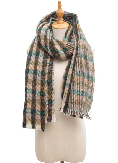 Bufanda Cuadros Invierno Estilo Europeo Americano - Image 32