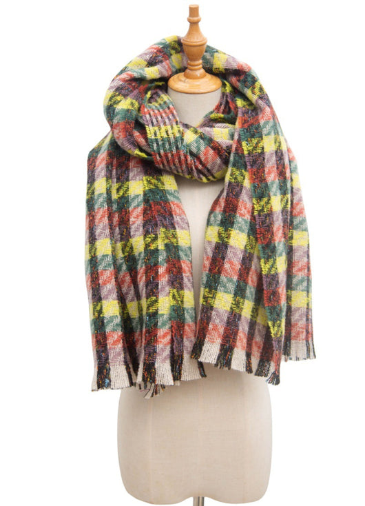 Bufanda Cuadros Invierno Estilo Europeo Americano - Image 37