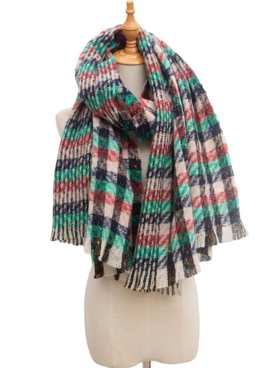 Bufanda Cuadros Invierno Estilo Europeo Americano - Image 39
