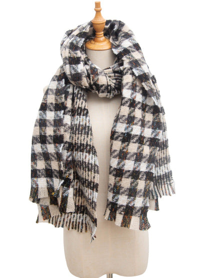 Bufanda Cuadros Invierno Estilo Europeo Americano - Image 44