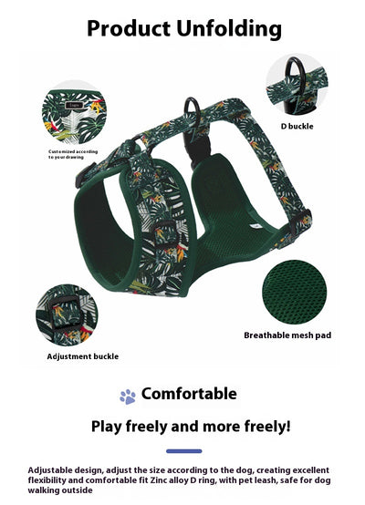Arnés Ajustable para Perro con Cuerda de Tracción - Image 12