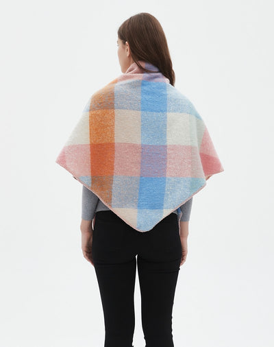 Chal Triangular de Lana Texturizada para Otoño e Invierno - Image 35