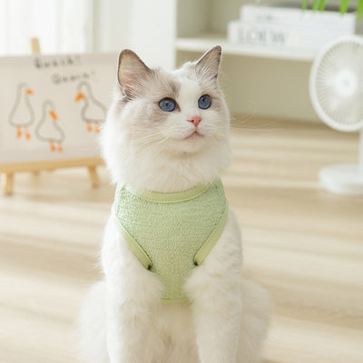 Ropa Transpirable para Mascotas con Diseño Calado y Parche de Osito - Image 11