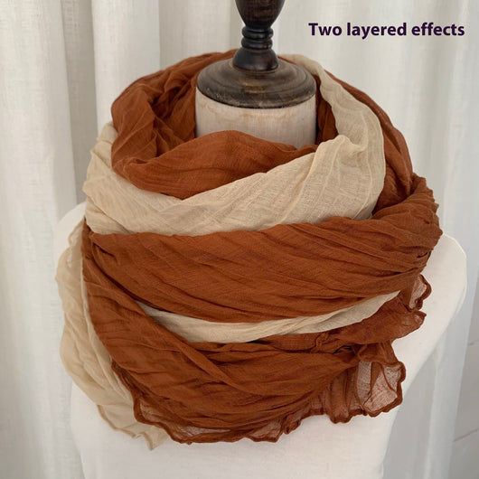 Pañuelo Twist Volantes Colores Pastel Accesorio Compacto - Image 12