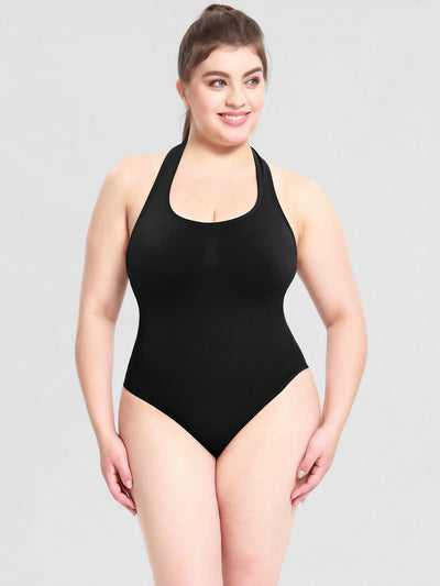 Jumpsuit Sensual de Talle Alto con Espalda T y Halter - Image 11